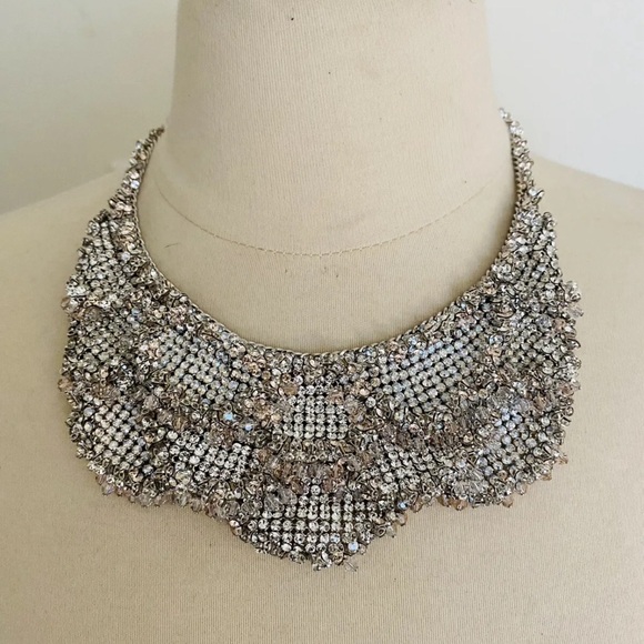 Rare Authentic Swarovski Mesh Champagne Necklace. - Picture 8 of 14